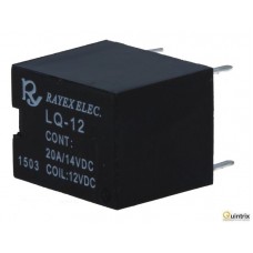 Releu electromagnetic Ubobină:12VDC; 20A