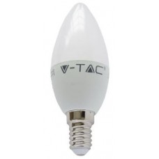 Bec LED 6W E14 tip lumanare Alb cald
