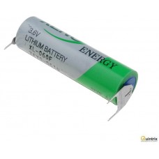 Baterie: litiu; 3,6V; AA; 3 pini, pol pozitiv: 1 pin, pt.PCB; 2,